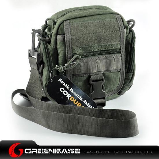 Picture of CORDURA FABRIC Multipurpose waist/Molle/backpack  Bag Ranger Green GB10003 