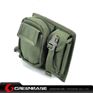 Picture of CORDURA Fabric MOLLE Modular 2 Pouch Ranger Green GB10089 