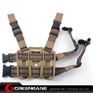 Picture of GB CQC Leg Plateform for attach the holster Dark Earth NGA0560 