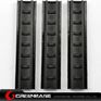 Picture of  EX 320-BK Element Rail Covers 3pcs/Pack Black NG9080 