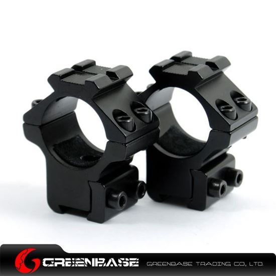 thumbnail image 2 of Tinhofire 2PCS High Profile 25.4mm 1inch Scope Rings Dovetail Weaver Rail Mount 2 of 9