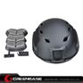 Picture of  NH 01003-BK FAST Helmet-BJ TYPE Black GB20029 