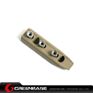 Picture of GB Keymod 5 slot rail section for URX 4.0 Dark Earth GTA1178 