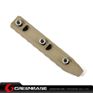Picture of GB Keymod 9 slot rail section for URX 4.0 Dark Earth GTA1180 
