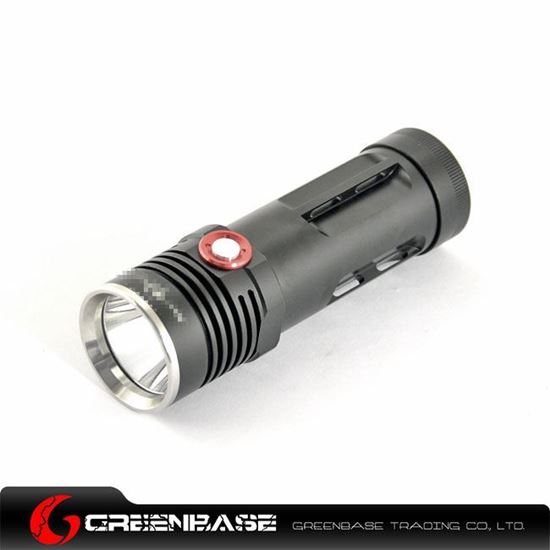 Picture of GB S2 2-Modes 1000 Lumens CREE XM-L T6 LED Flashlight Black NGA0464 