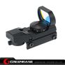 Picture of Tactical 1X22X33 Red Dot Sight Fits For 20mm Rail 4 Reticle Reflex for Air soft Hunting Rifle Scopes NGA0133