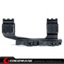 Picture of NB Tactical Top Rail Extend 30/25mm Ring Weaver QD Mount Adapter Fits 20mm Weaver Rail Base Black NGA1135