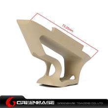Picture of GB CNC Picatinny System Short Angled Grip Dark Earth GTA1350 