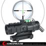 Picture of NB Gp01 Fiber Source Green Illuminated Riflescope Black NGA1195