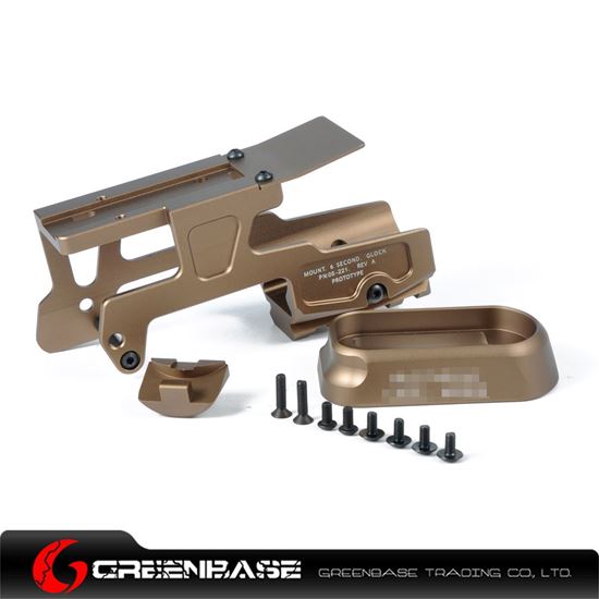 Picture of GB ALG 6-Second Mount for Glock 17 and 18C Pistols Coyote Brown NGA1200