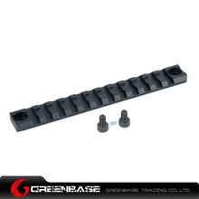 Picture of NB 140mm 20mm Picatinny Rail Weaver Mount Base 12 Slots for Hunting Rifle Scope Black GTA1489 