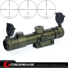 Picture of GB 4x21R Tactical .22 cal. Riflescope For 11mm Rail Pea Green NGA1234