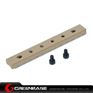 Picture of NB 120mm 20mm Rail Base 12 Slots For Handguard Dark Earth GTA1528