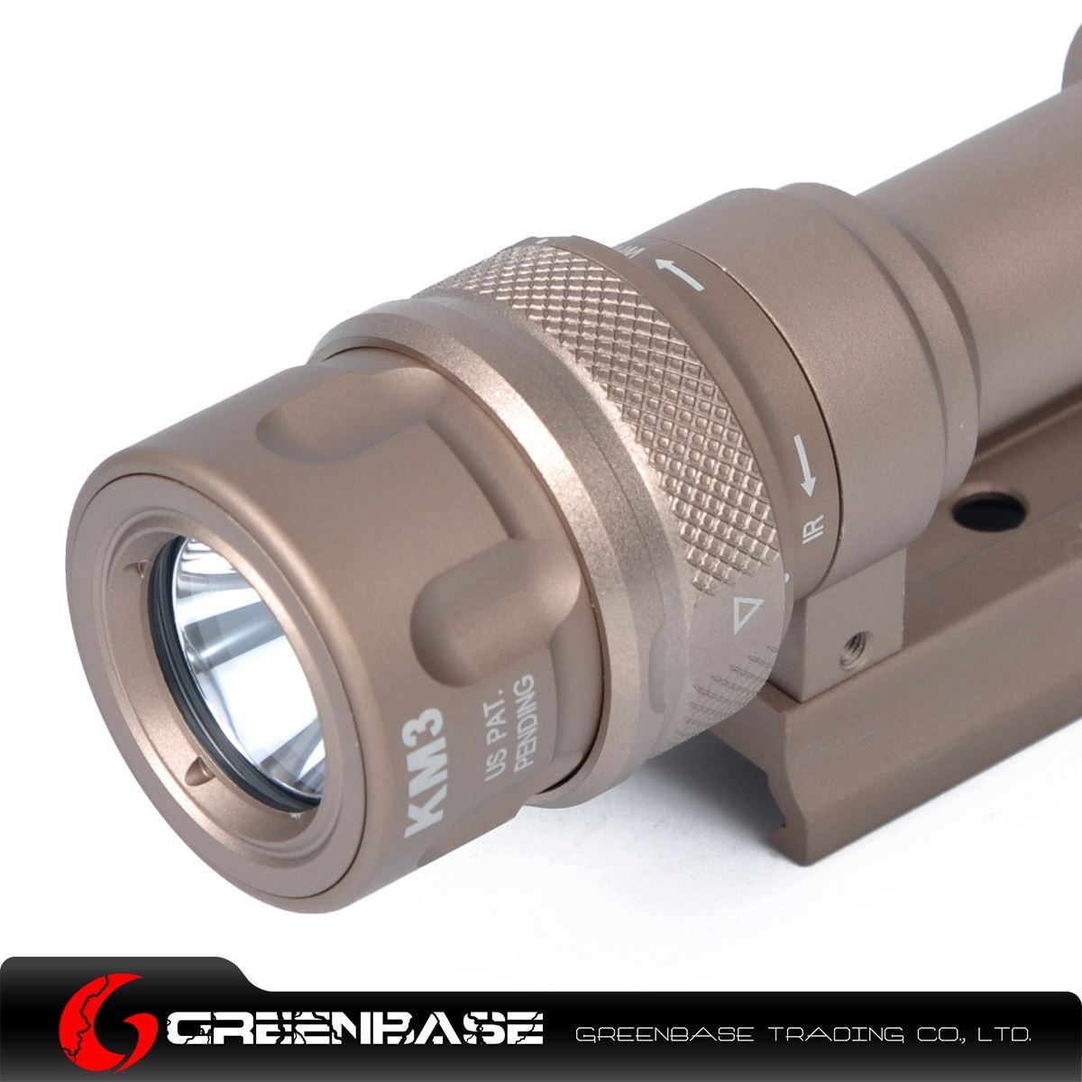 White and IR Output LED WeaponLight for Rifles and SMGs 