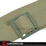 Picture of NB AK Rifle Sling Shotgun Strap Adjustable Webbing Sling With Leather Olive Drab NGA1313