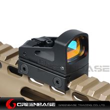 Picture of GB RMS Reflex Mini Red Dot Sight With Vented Mount and Spacers For Airsoft Glock Pistol Aluminium Black NGA1323