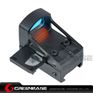 Picture of GB RMS Reflex Mini Red Dot Sight With Vented Mount and Spacers For Airsoft Glock Pistol Aluminium Black NGA1323