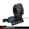 Picture of NB Tactical Auto Lock Quick Detach 25mm/30mm Flashlight Scope Ring Mount 1" Of Forward Scope Position Picatinny Weaver Mount Black NGA1318