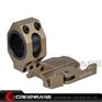 Picture of NB Tactical Auto Lock Quick Release Cantilever 25mm/30mm Scope Ring 2" Of Forward Scope Position Picatinny Weaver QD Mount Dark Earth NGA1321