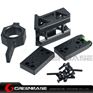 Picture of NB DOC/RM/DP PRO/T1/T2 Red Dot Sight Mount Multifunctional Mount With Riser Mount For Airsoft Black NGA1339