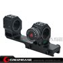 Picture of GB High Accuracy 25.4/30mm Universal One-piece Offset Scope Mount Dual Ring With Angle Cosine Indicator Long Range Shooting Black NGA1367