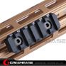 Picture of NB 6 Slots Dual Interface M-LOK Rail Section Black NGA1369