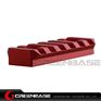 Picture of NB 6 Slots Dual Interface M-LOK Rail Section Red NGA1370