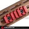 Picture of NB 6 Slots Dual Interface M-LOK Rail Section Red NGA1370