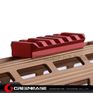 Picture of NB 6 Slots Dual Interface M-LOK Rail Section Red NGA1370