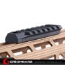 Picture of NB 7 Slots Dual Interface M-LOK Rail Section 3/8'' Qucik Detachable Socket QD Attachment Feature Black NGA1371