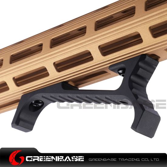 Picture of Unmark CNC Aluminum Alloy Foregrip Angled Grip AR10 AR15 Accessories Fit M-LOK and Keymod System NGA1606