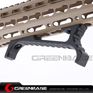 Picture of Unmark CNC Aluminum Alloy Foregrip Angled Grip AR10 AR15 Accessories Fit M-LOK and Keymod System NGA1606