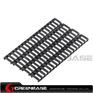 Picture of Ladder 18 Slots Low Profile Rail Covers 4pcs/pack Black NGA0084 