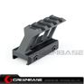 Picture of Picatinny rail riser mount high profile 45 Degree Angled Forward Extending 1 inch for Micro Reflex Sight Red Dot Scope 4slots NGA1958