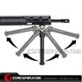 Picture of M-LOK 6.5" - 9" Rifle Bipod Lightweight Adjustable for Gun Hunting Matte Black NGA2071