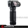 Picture of Tactical Vertical Aluminum Alloy Foregrip Red LaZer Flashlight Strobe Rechargeable Metal Body NGA1896