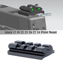 Picture of NGA1723-X1 Red Dot Sight Mount Plate Picatinny Rail Mount for G-lock 17 19 22 23 26 27 34 